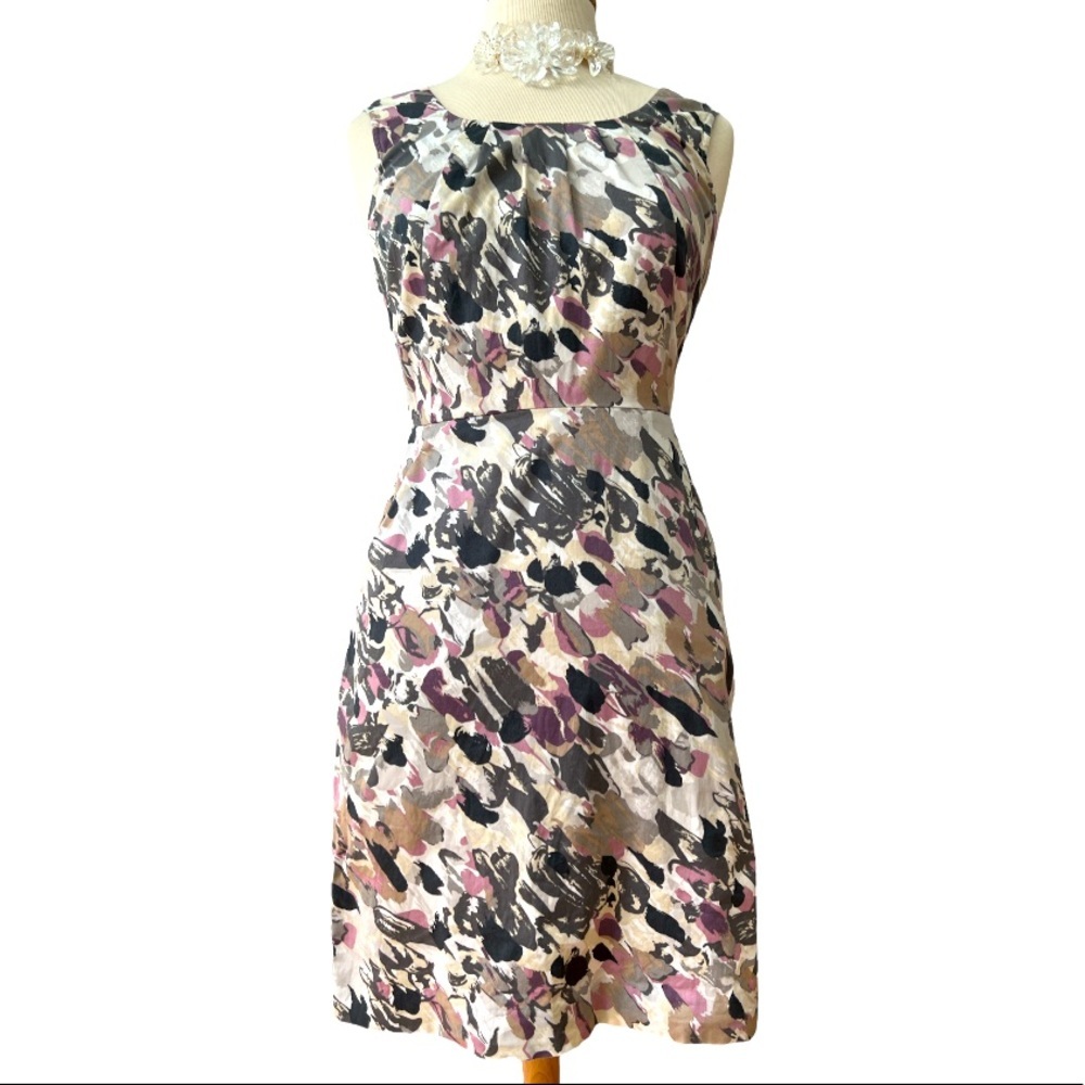 Dress by Ann Taylor Loft Size 0 Midi Pockets Sleeveless